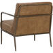 Lathan Tan Leather Lounge Chair